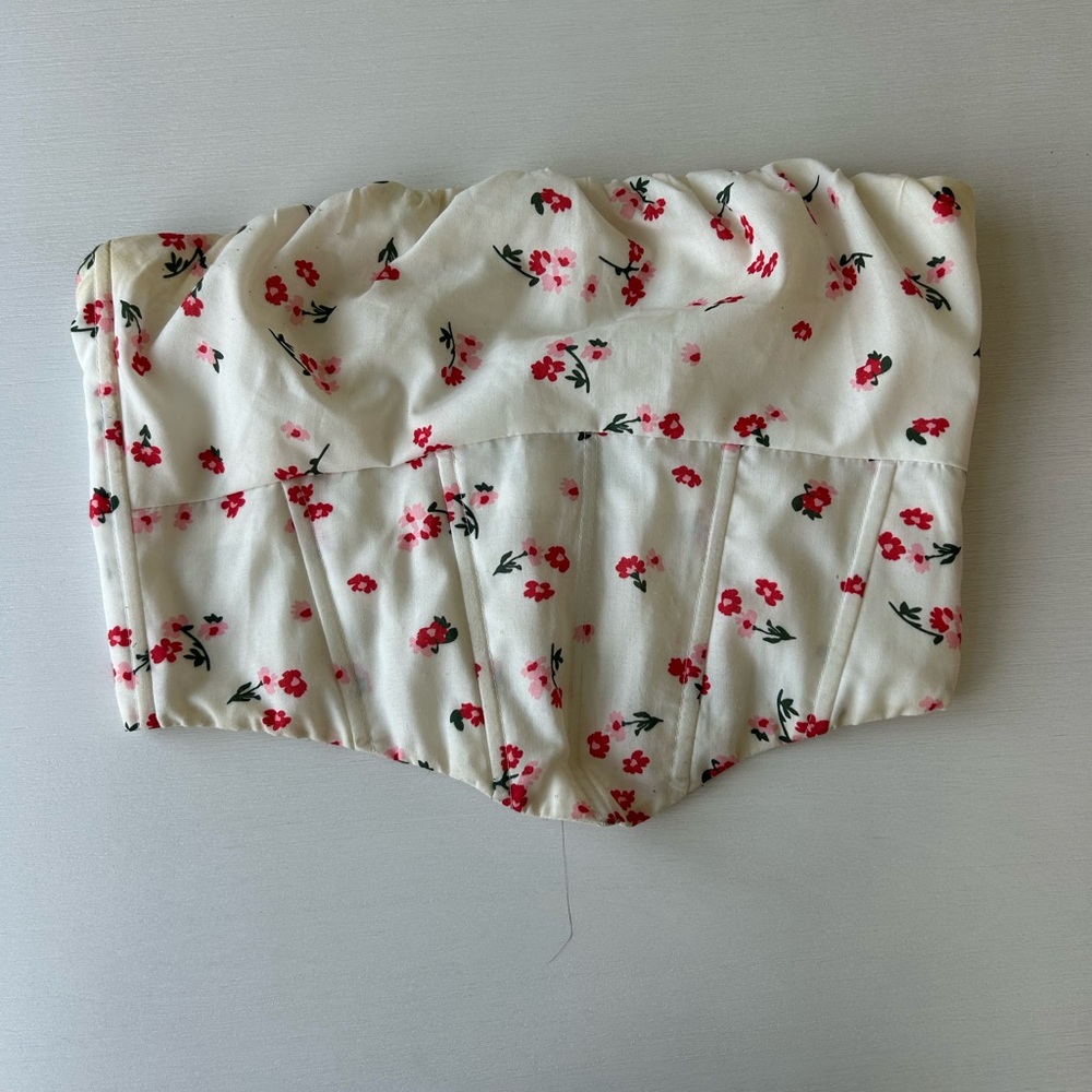 Princess Polly flower detailed corset